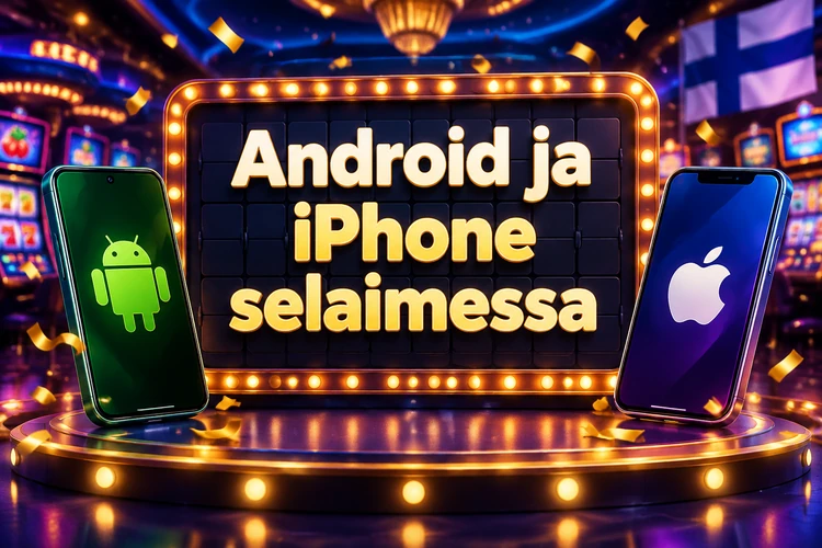 Android ja iPhone selaimessa