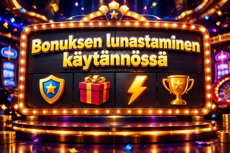 Bonuksen lunastaminen käytännössä