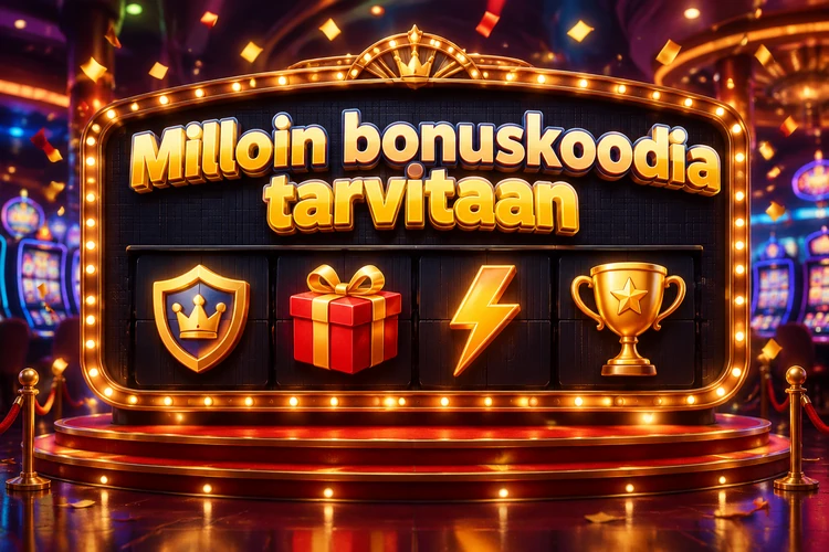 Milloin bonuskoodia tarvitaan